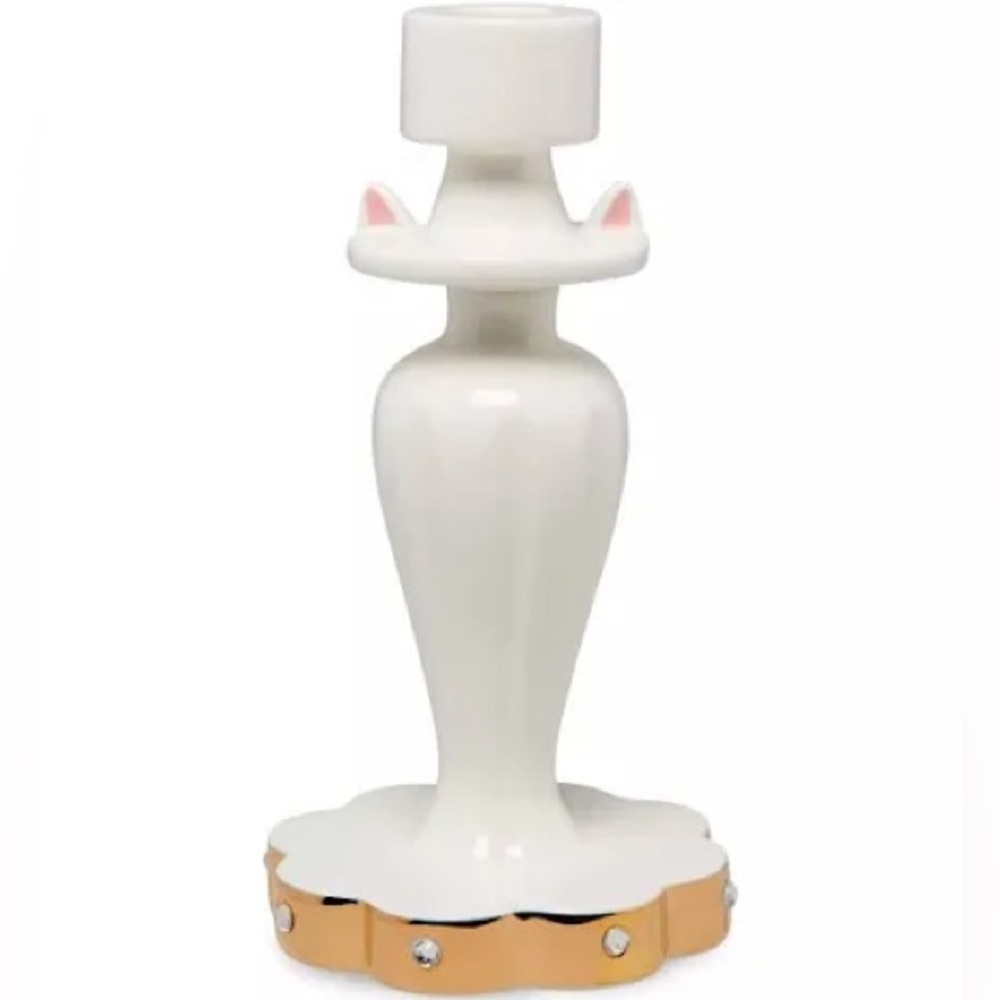 (2) Disney Parks Marie candle holders